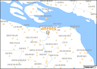 map of Jinfeng