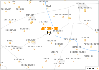 map of Jingshan