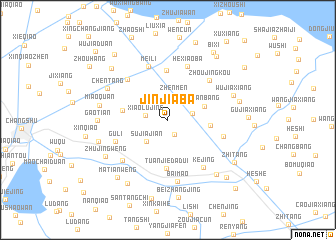 map of Jinjiaba