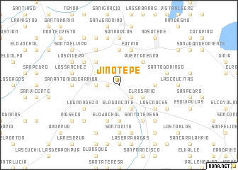 map of Jinotepe