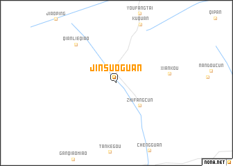 map of Jinsuoguan