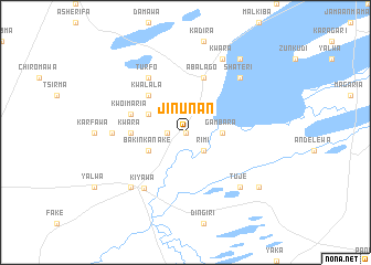 map of Jinunan