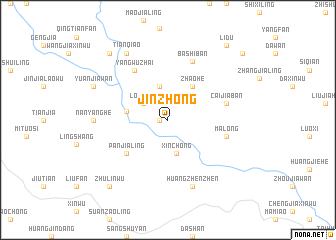 map of Jinzhong