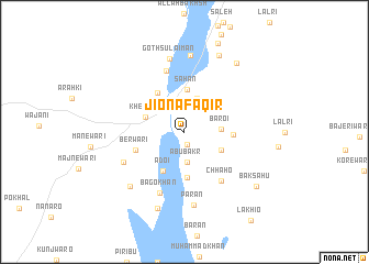 map of Jiona Faqīr