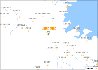 map of Jipapad