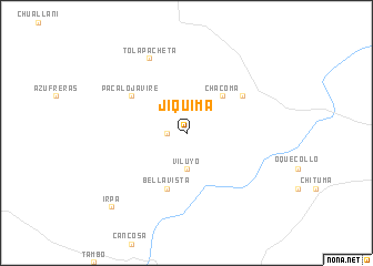 map of Jiquima
