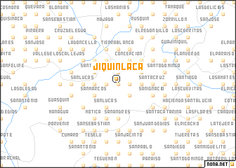 map of Jiquinlaca