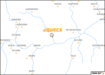 map of Jiquiriçá