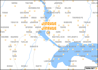 map of Jirawde