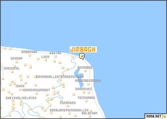 map of Jīr Bāgh