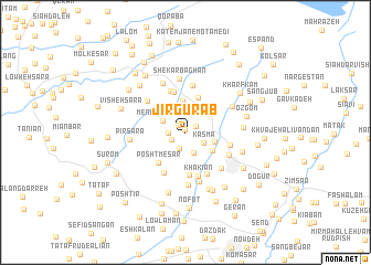 map of Jīrgūrāb