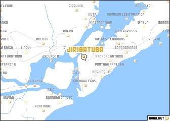 map of Jiribatuba