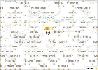 map of Jirny