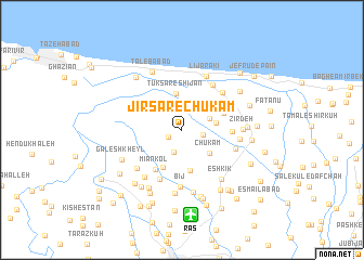 map of Jīrsar-e Chūkām