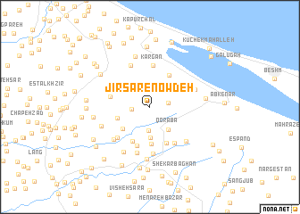 map of Jīrsar-e Nowdeh