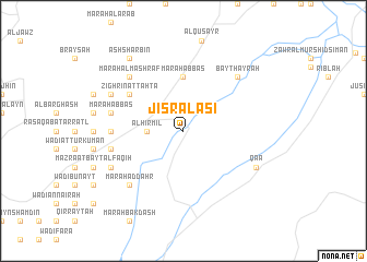 map of Jisr al ‘Āşī