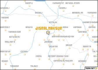 map of Jisr al Maksūr