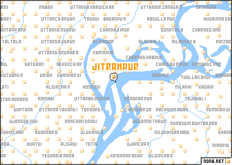 map of Jitrāmpur