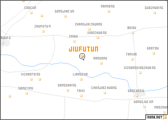 map of Jiufutun