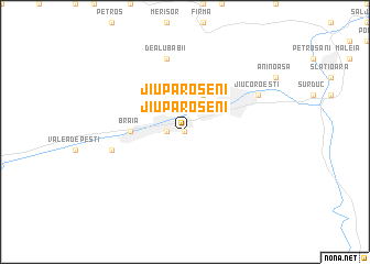 map of Jiu-Paroşeni