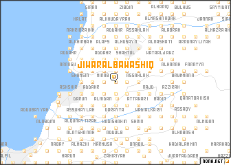 map of Jiwār al Bawāshiq