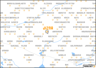 map of Jižná