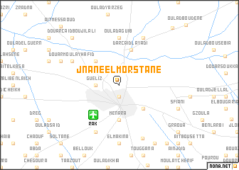 map of Jnane el Morstane