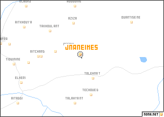 map of Jnane Imes