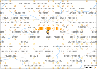map of Joana Martins