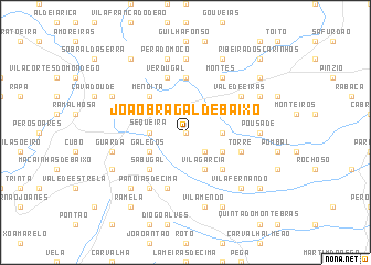 map of João Bragal de Baixo