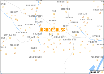 map of João de Sousa