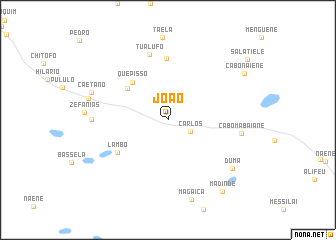 map of João