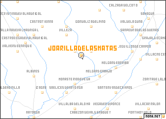 map of Joarilla de las Matas