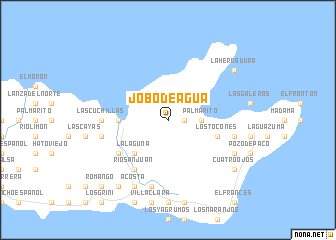 map of Jobo de Agua