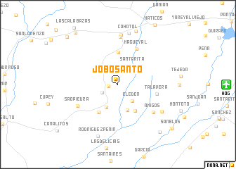 map of Jobo Santo