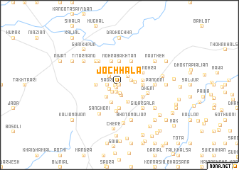 map of Jochhāla