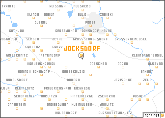 map of Jocksdorf