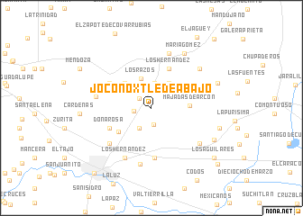 map of Joconoxtle de Abajo