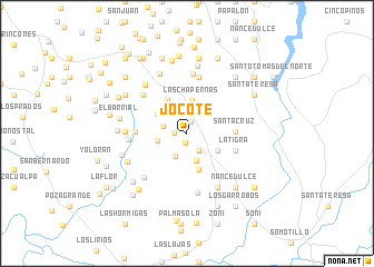 map of Jocote