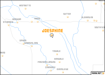 map of Joesphine