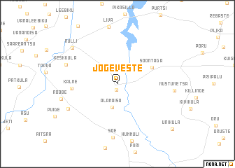 map of Jõgeveste