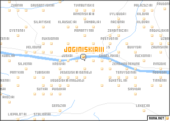 map of Joginiškiai II