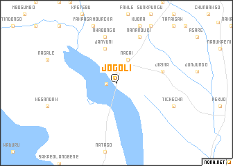 map of Jogoli