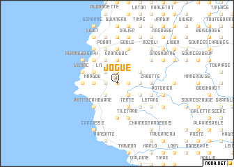 map of Jogue