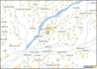 map of Jog