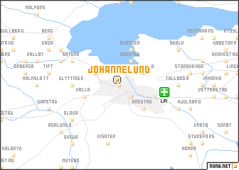 map of Johannelund