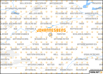map of Johannesberg