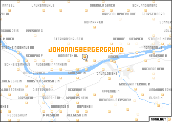 map of Johannisberger Grund