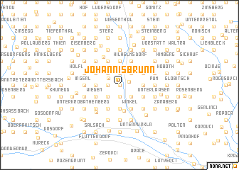 map of Johannisbrunn
