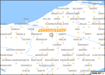 map of Johannisdorf
